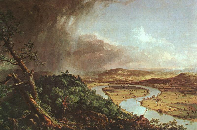 Thomas Cole The Connecticut River near Northampton China oil painting art